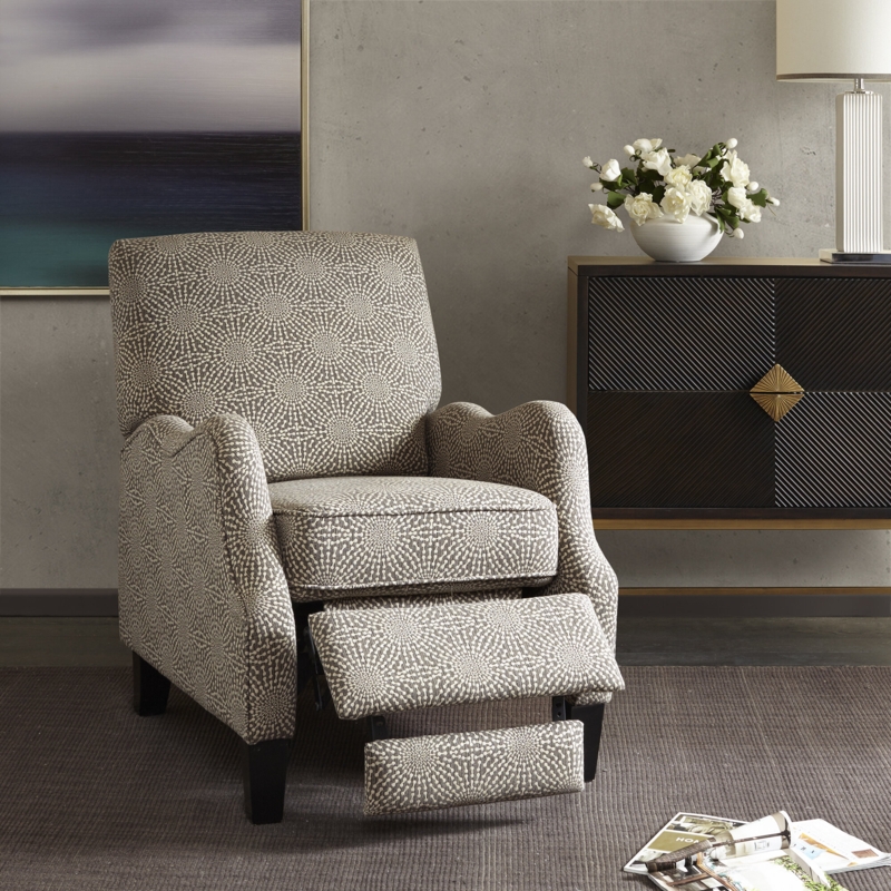 Loughborough Button Tufted Push Recliner