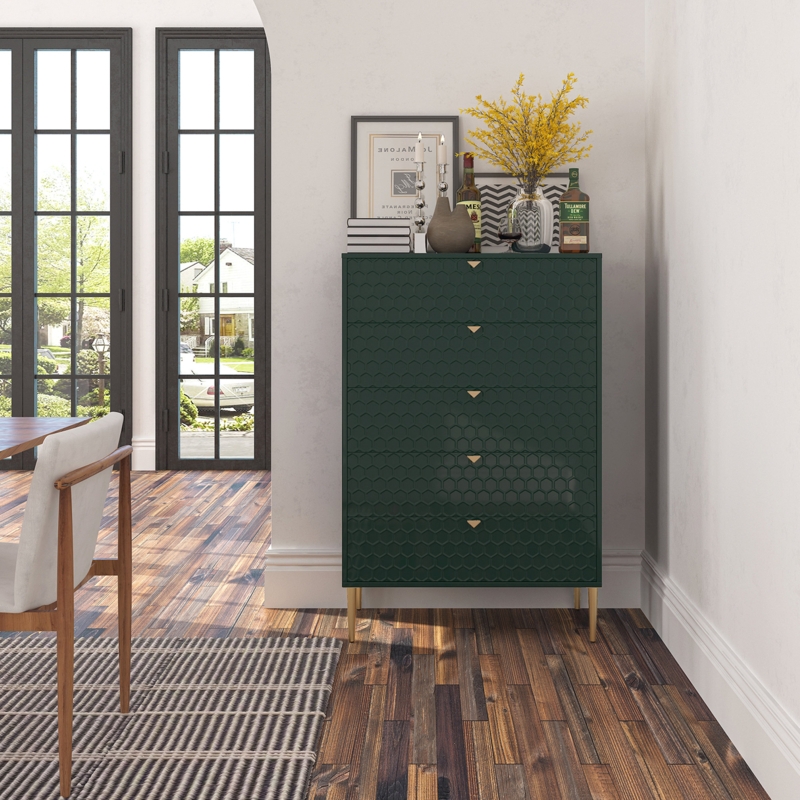 Lucricia 5 Drawer 31.5'' W Chest