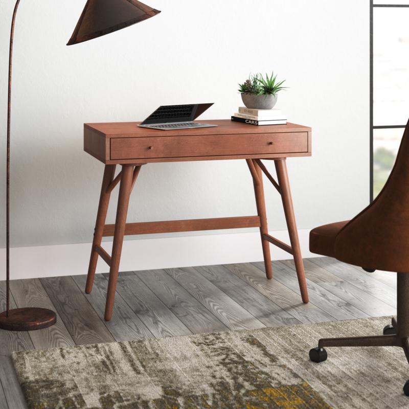 Lundquist Solid Wood Writing Desk