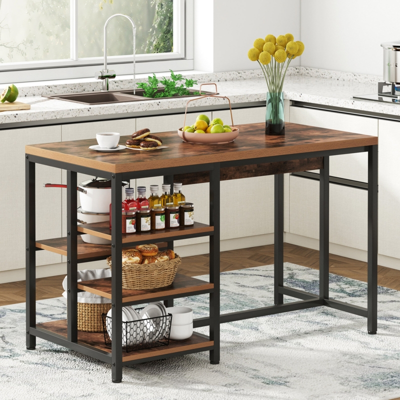 Maisha Engineered Wood Prep Table