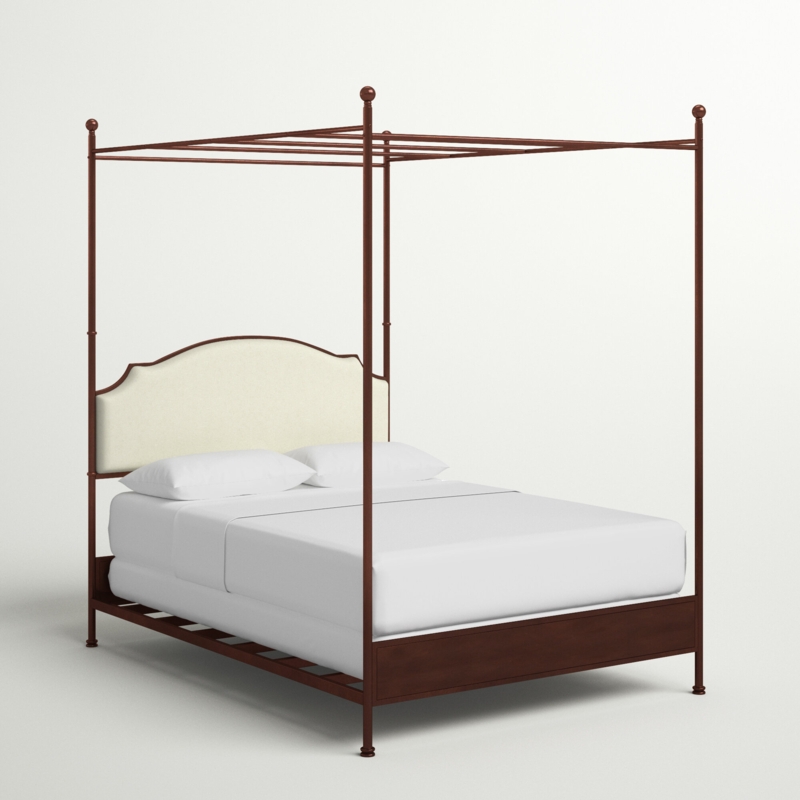 Marinez Upholstered Canopy Bed