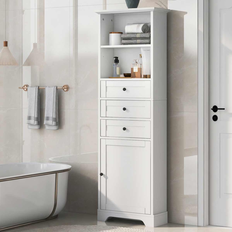 Maxy Freestanding Linen Cabinet