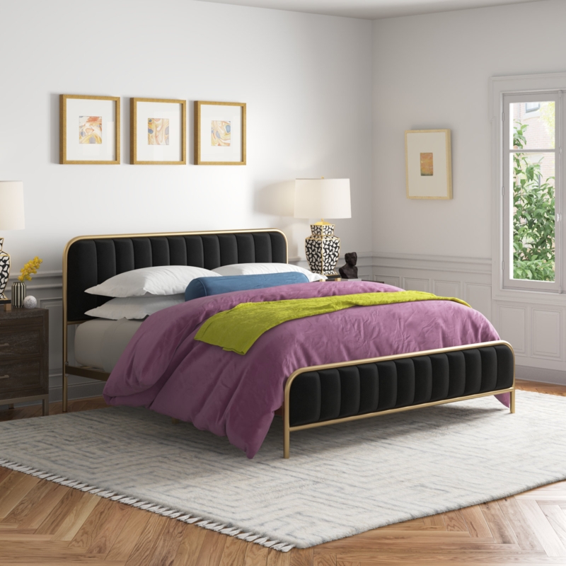 Melle Upholstered Platform Bed