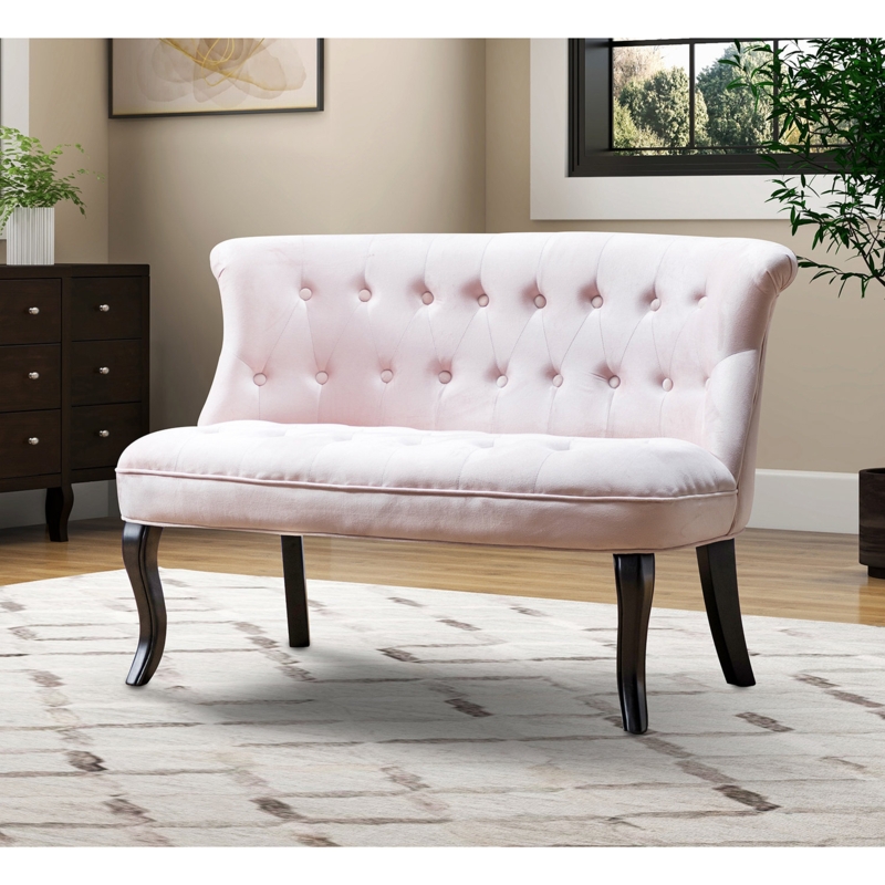 Merrisa 47.5'' Velvet Loveseat