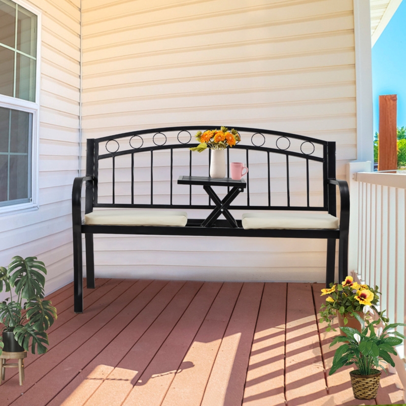 Metal Outdoor Bench