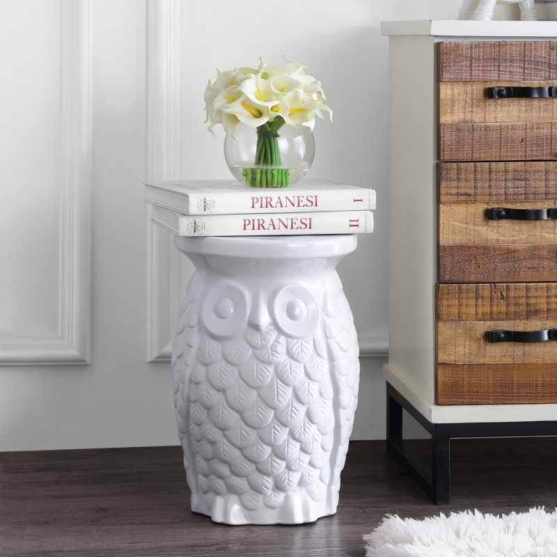 Middlet Ceramic Accent Stool