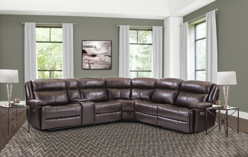 Milladore 6 - Piece Upholstered Power Reclining Sectional