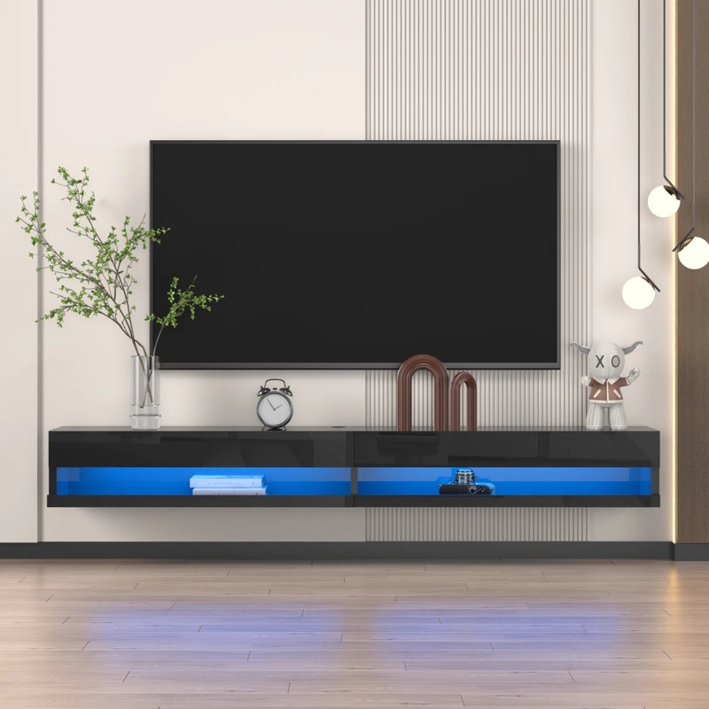 Milosz Floating TV Stand for TVs up to 78"