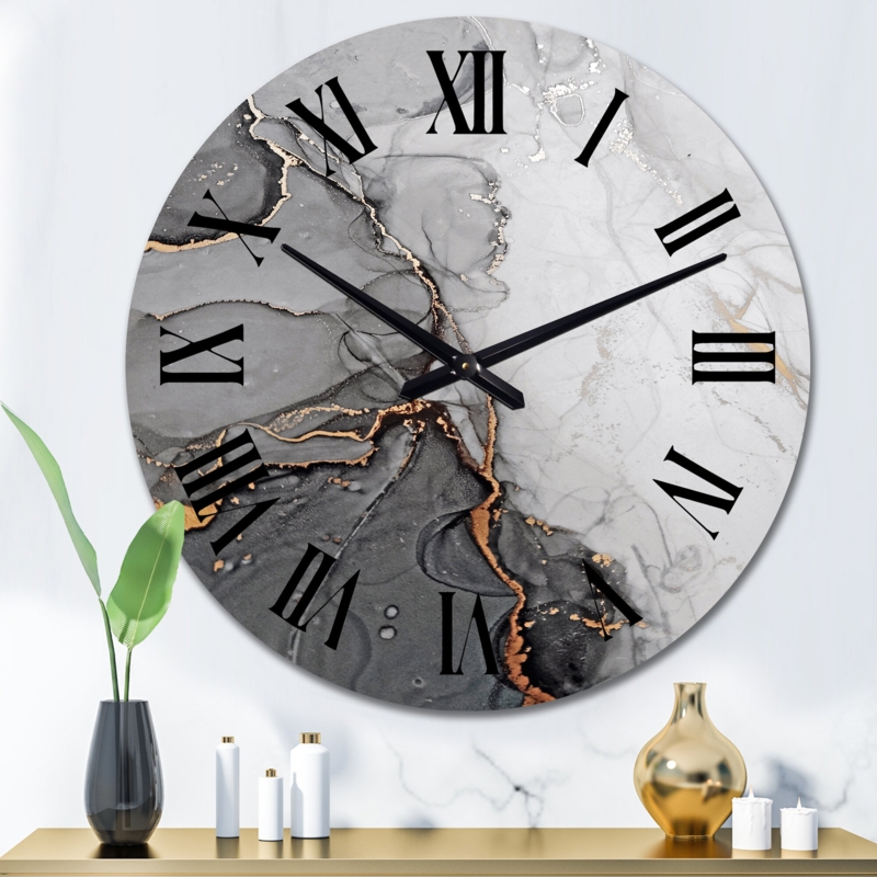 Modestina Metal Wall Clock