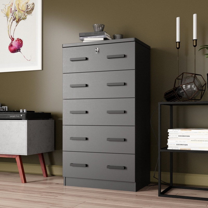 Montana 5 Deep Drawers 56"Inch Tall Chest