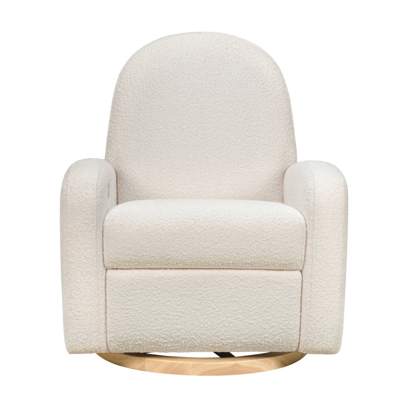 Nami Electronic Recliner and Swivel Glider Recliner in Shearling with USB port