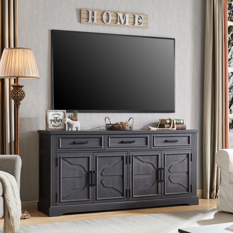 Black Antique Sideboard | Foter