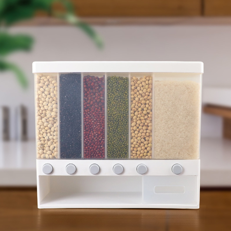Nepeta Rice Dispenser Food Grain Storage Container