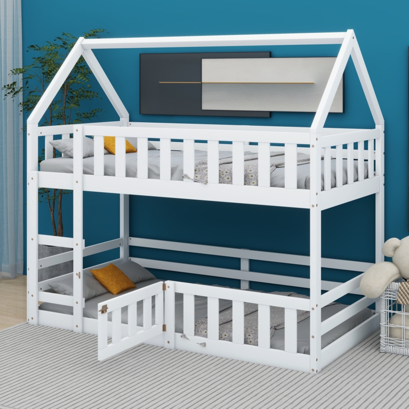 Nisbett Kids Twin Over Twin Bunk Bed