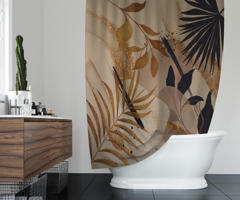 Odette Floral Shower Curtain
