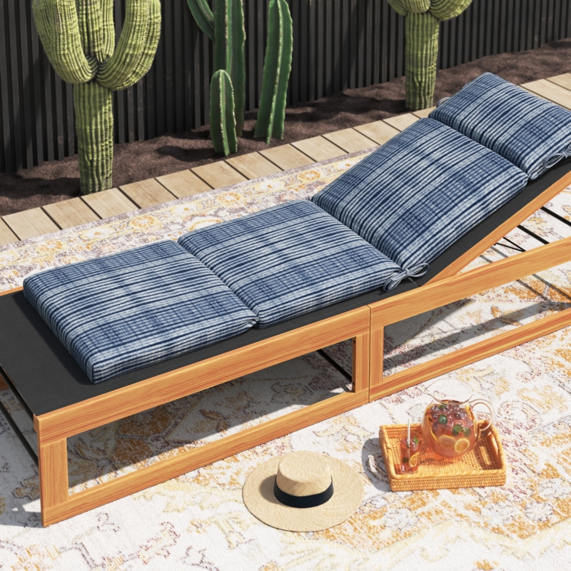 Outdoor Chaise Lounge 2.5" Cushion