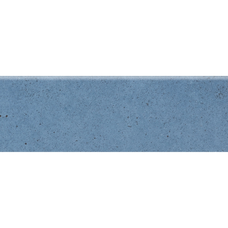 Party Time 12'' L x 4'' W Porcelain Concrete Look Bullnose Tile Trim