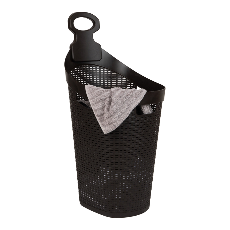 Plastic Rolling Laundry Hamper with Handles