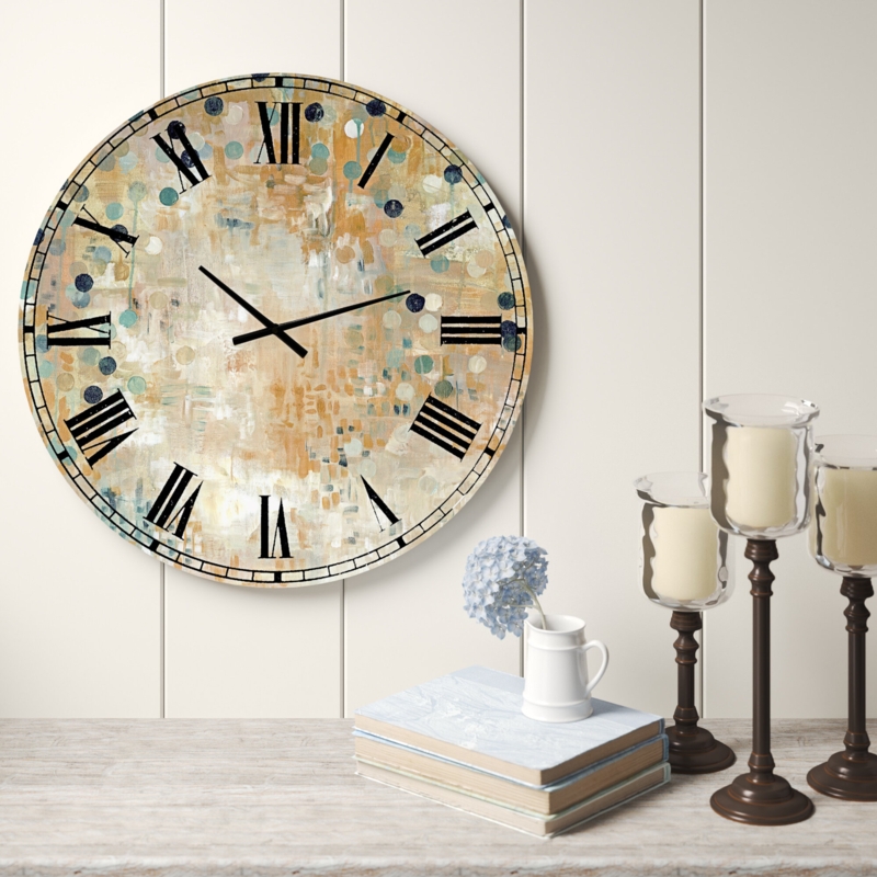 Poulin Round Wall Clock