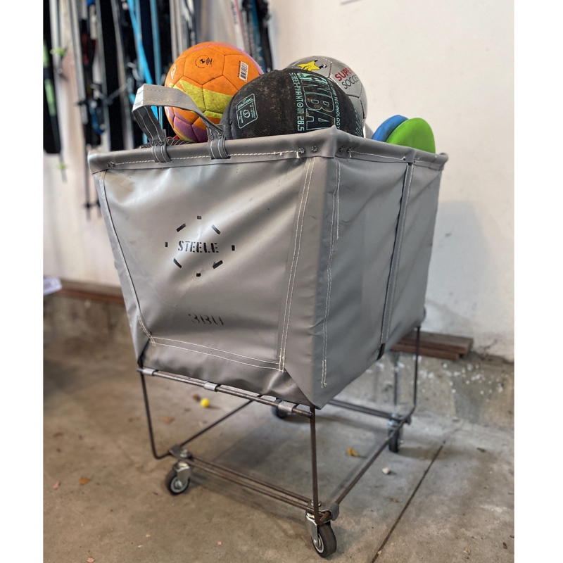Rolling Laundry Basket with Handles