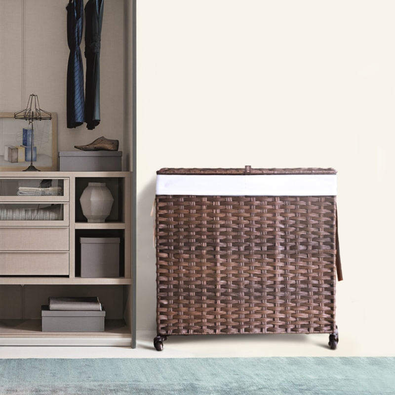 Rolling Laundry Sorter with Handles