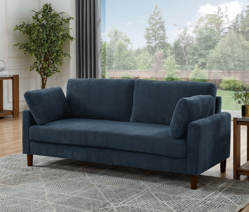 Roshni 77'' Corduroy Sofa