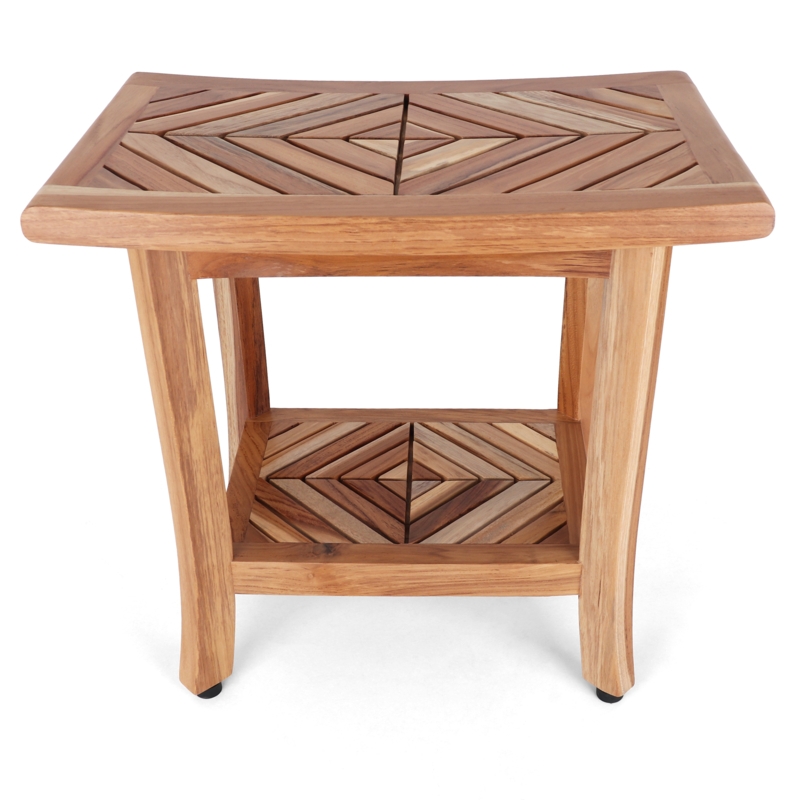 Rutledge & King 12.25'' W Teak Shower Bench