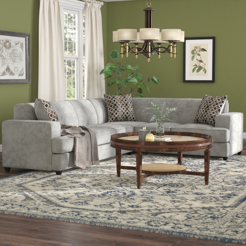 Sachar 3 - Piece Velvet Sectional