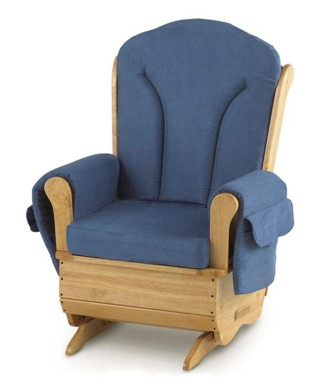SafeRocker Upholstered Glider