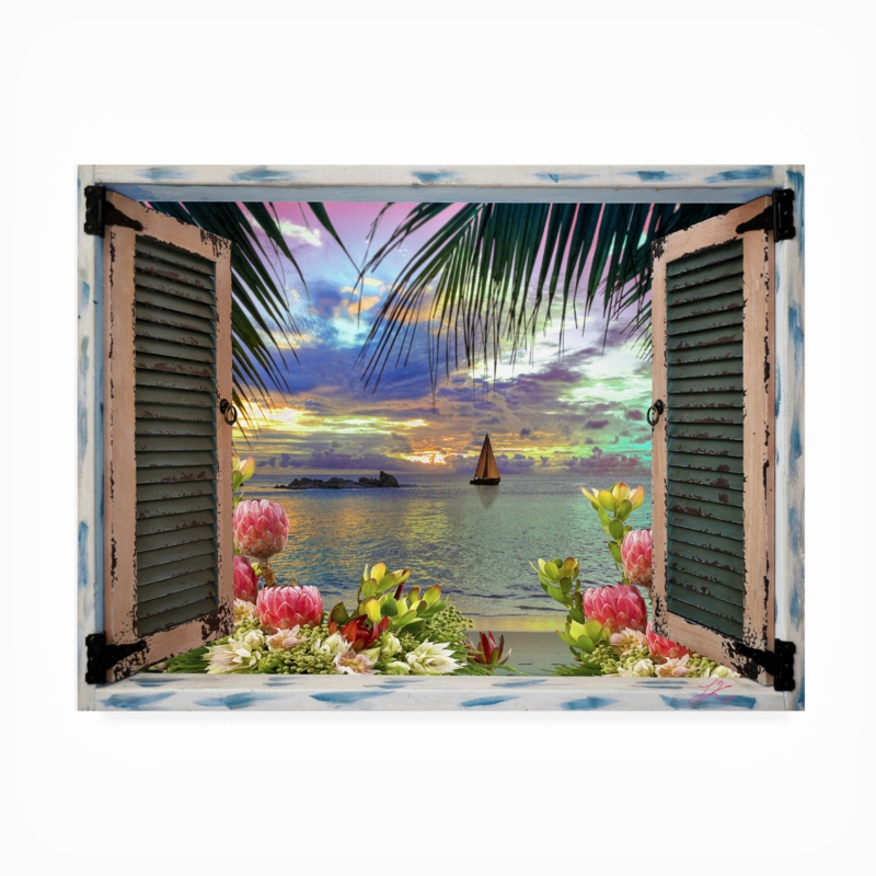 Saniyah All-Weather Canvas Landscape u0026 Nature Wall Decor