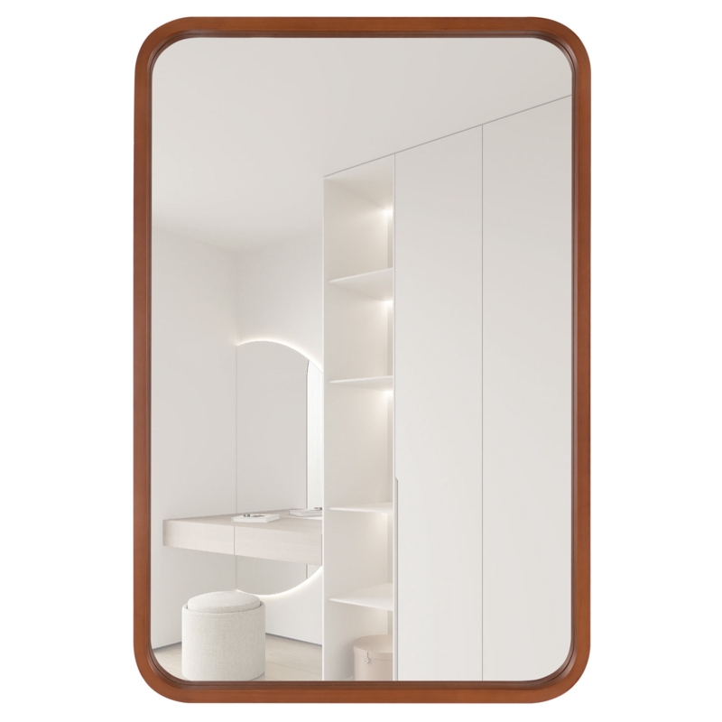 Sarwat Rectangle Wood Wall Mirror for BathRoom BedRoom