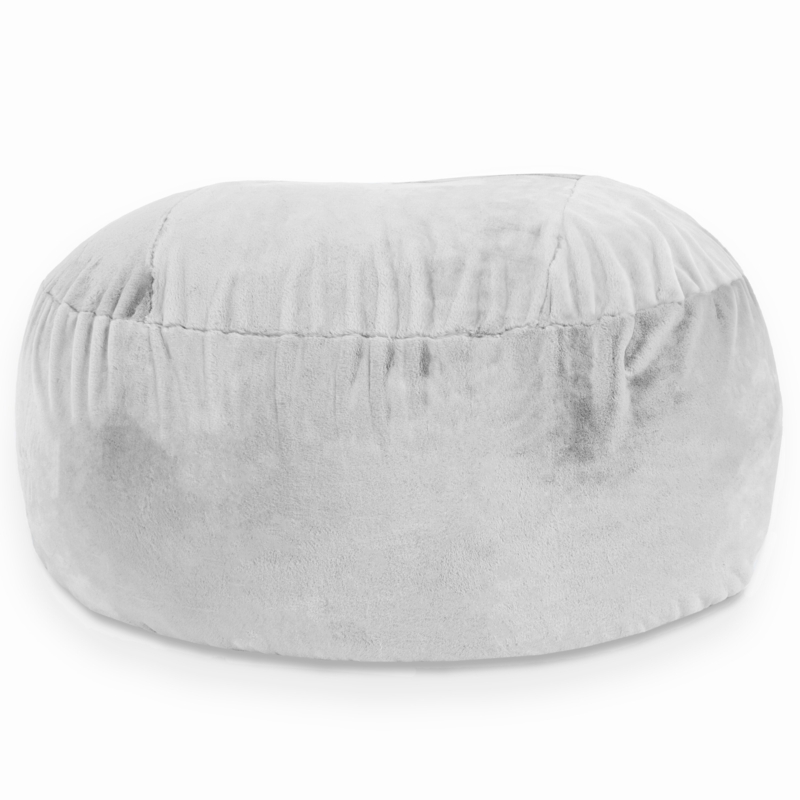 Saxx 6 Foot Giant Bean Bag Chair for Adults - Premium Faux Rabbit Fur