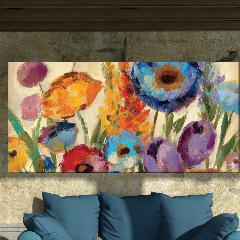 Schatz All-Weather Canvas Plants u0026 Flowers Wall Decor