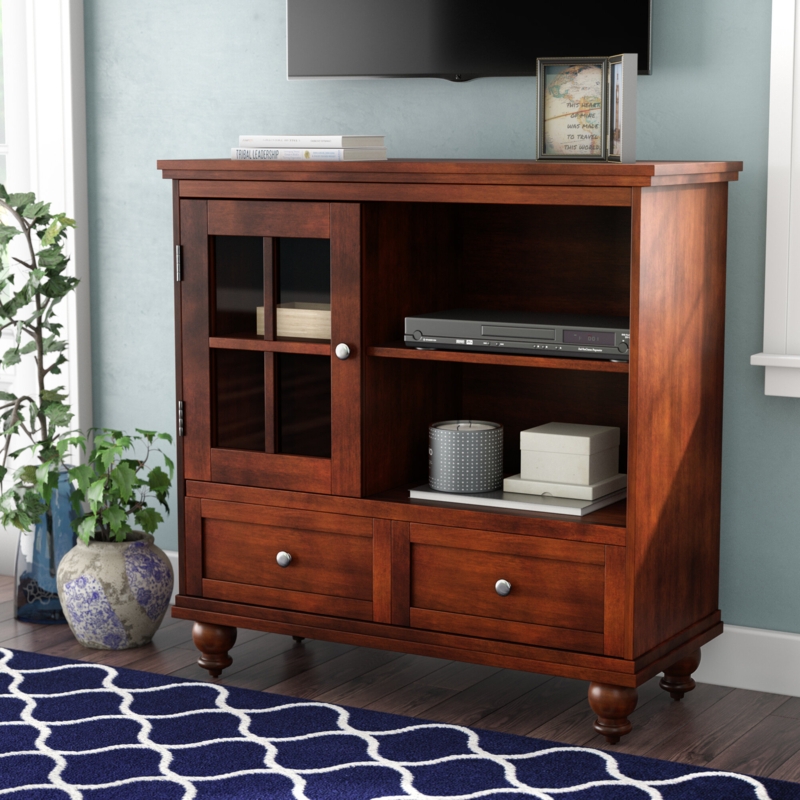 Schererville 40'' TV Stands with Storage Cabinet and Shelves