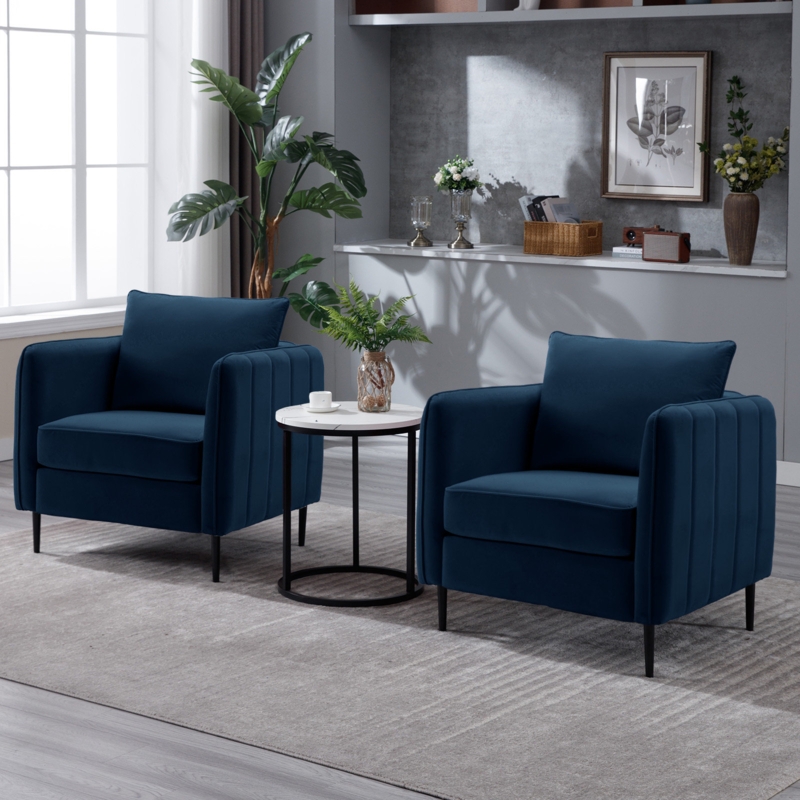 Siniya Velvet Armchair