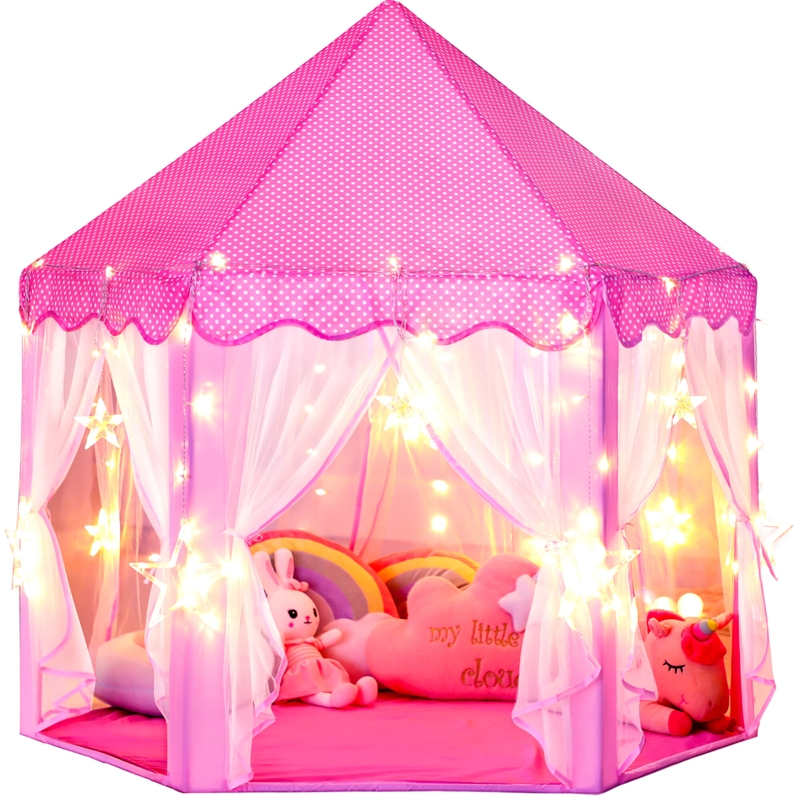 SISTICKER 55'' W x 55'' D Indoor / Outdoor Polyester Play Tent