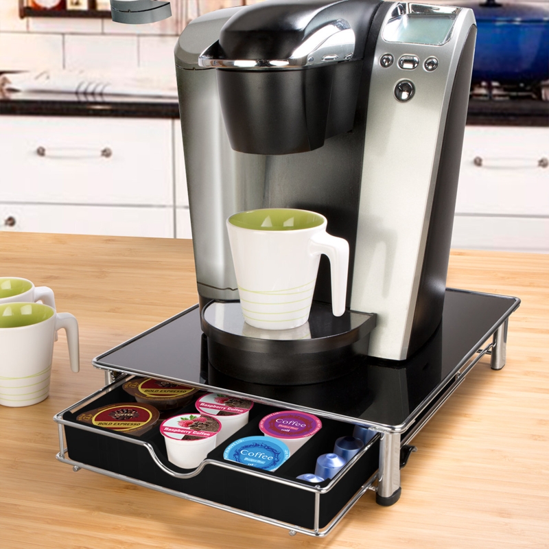 SmartDesign Glass Coffee Pod Storage