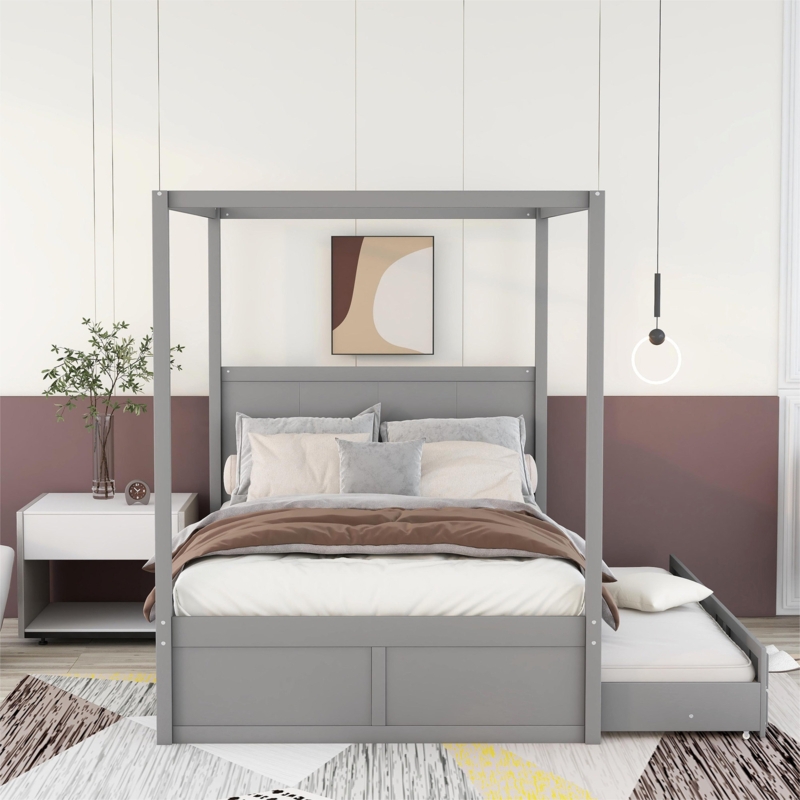Solaris Canopy Storage Bed