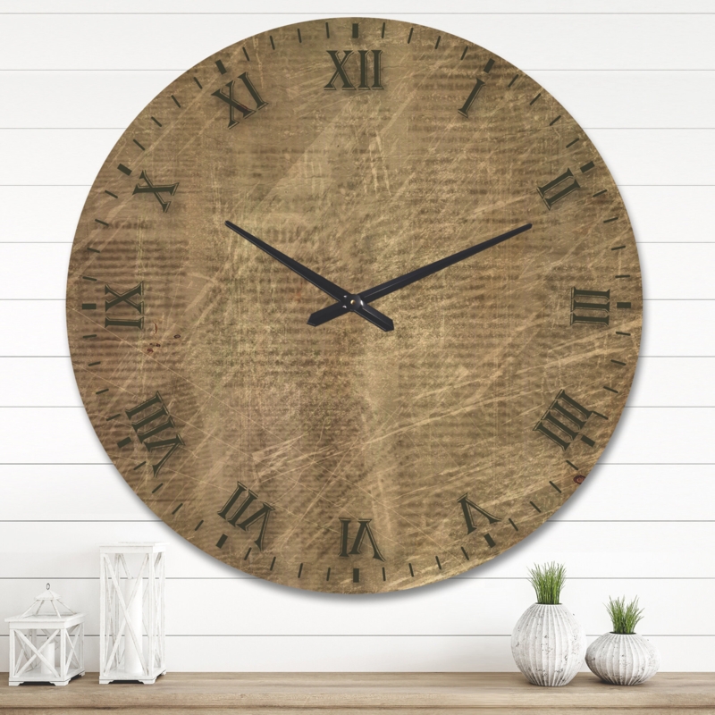 Solid Wood Wall Clock