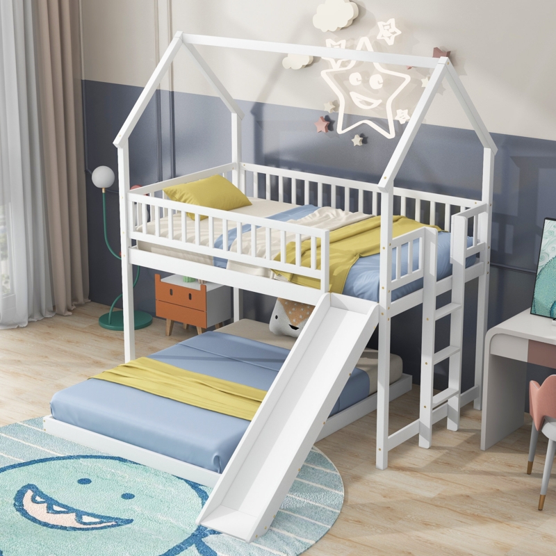 Sommerard Kids Twin Over Full Bunk Bed