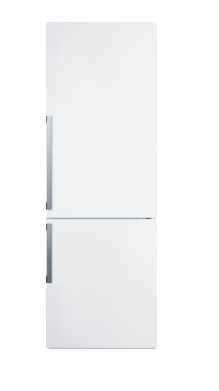 Summit Appliance Thin Line 24" 11.35 Cubic Feet Energy Star Bottom Freezer Refrigerator