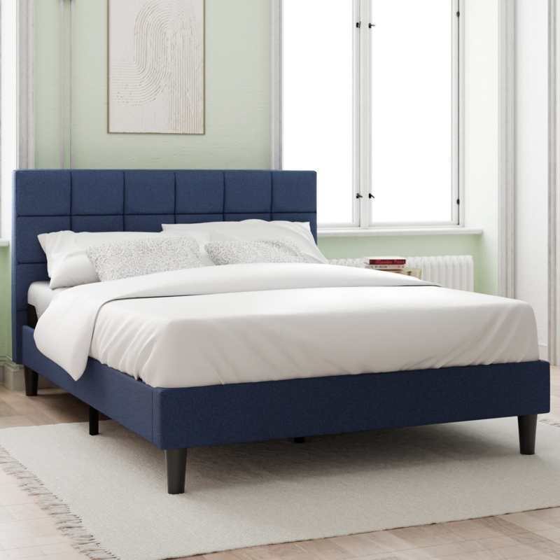 Summons Contemporary Modern Upholstered Platform Bed