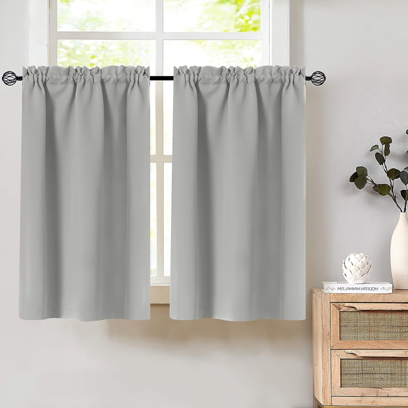Tailored 34'' W Cafe Curtain