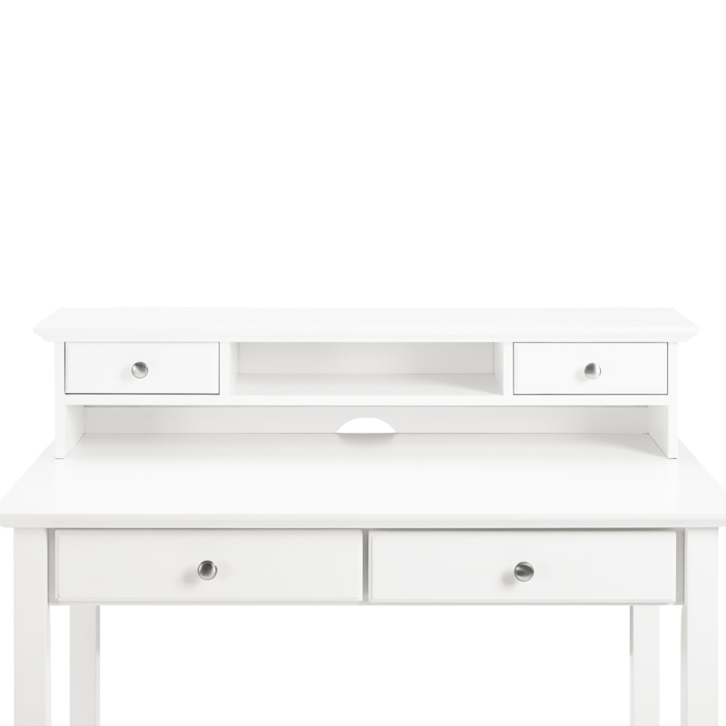 Takehito Solid Wood Desk with Hutch