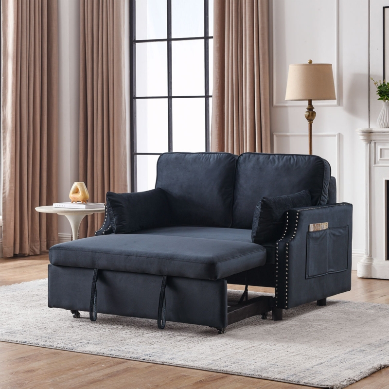 Tarrence 50.11'' Velvet Loveseat