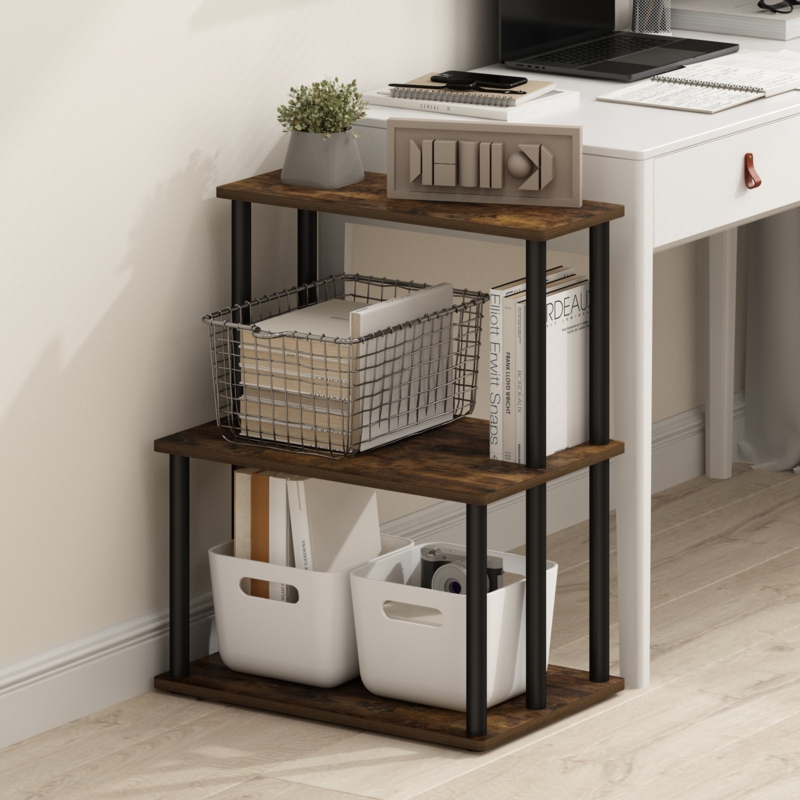 Thoren 3 Tier Toolless Multipurpose Bookcase