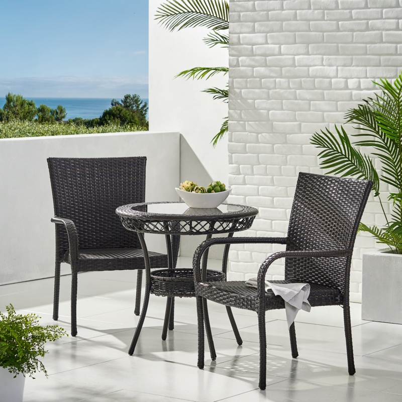 Ugalde 2 - Person Round Outdoor Dining Set
