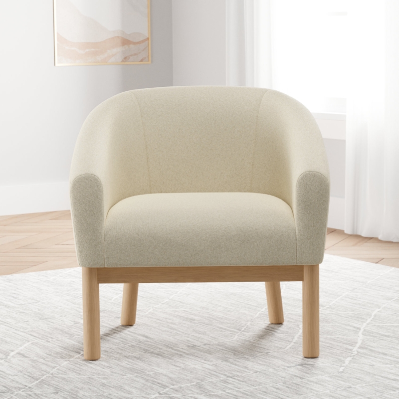 Upholstered Barrel Chair