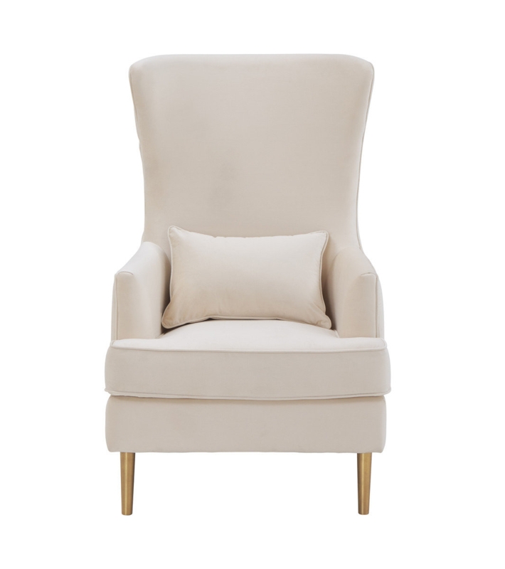 Upholstered Wingback Chair
