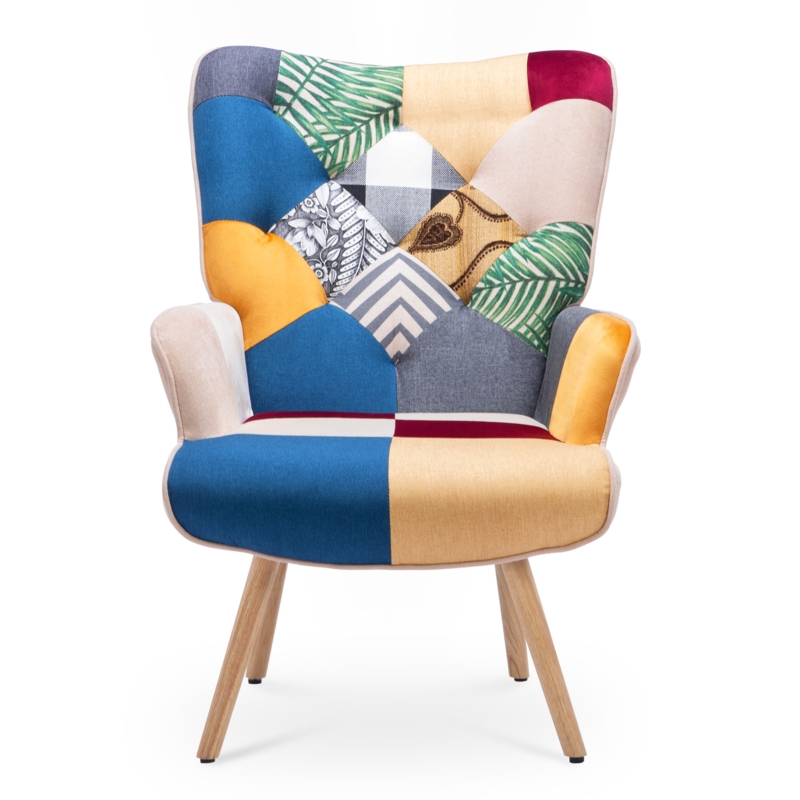 Upholstered Wingback Chair